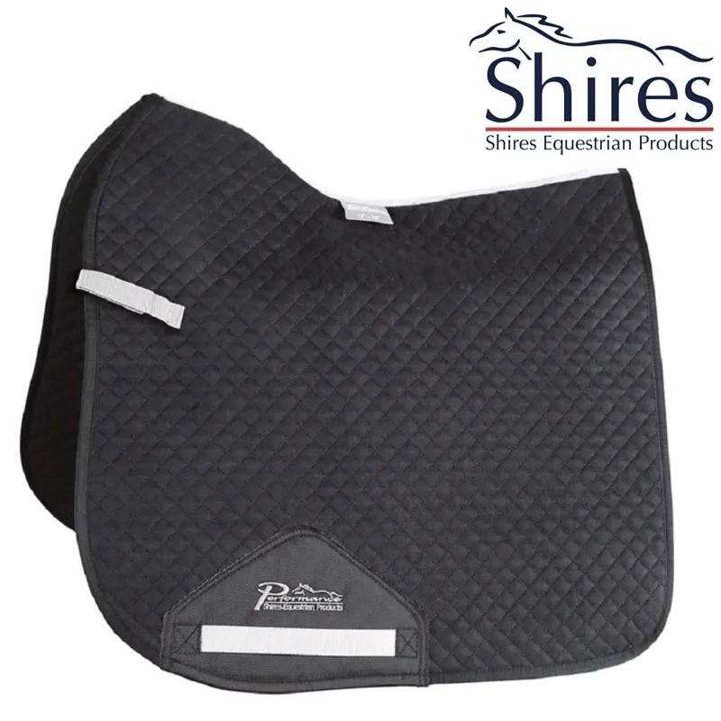 Shires Dressage Saddlecloth - Black 